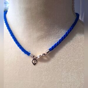 Elegant Blue Necklace Cord